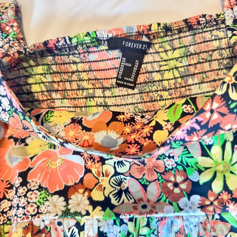 Forever 21 Floral Mini Dress - Multicolor - Picture 4 of 4